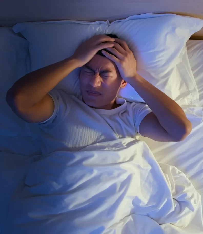 man experiencing headaches in Ogden IA